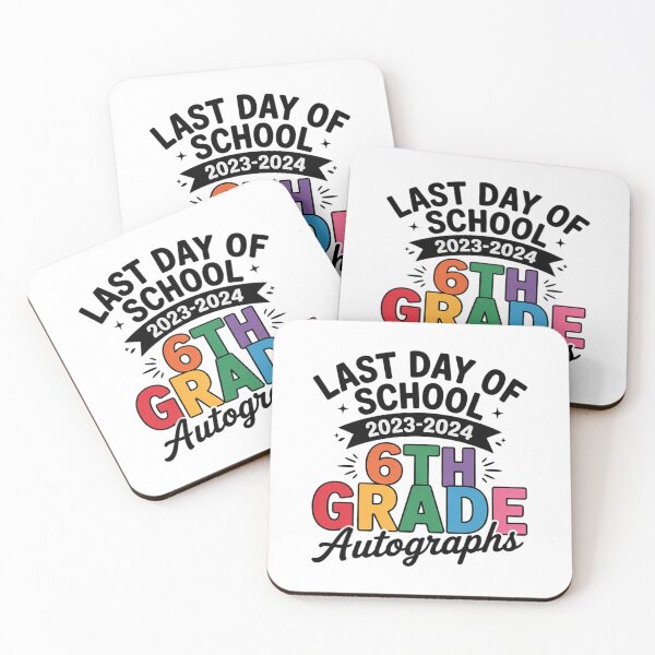 Item preview, 2024 Last Day of School Autograph 6th Grade Graduation Party 1  designed and sold by CombatTask.