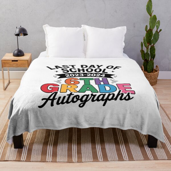 Item preview, 2024 Last Day of School Autograph 6th Grade Graduation Party 1  designed and sold by CombatTask.