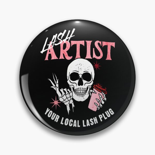 Item preview, Lash Artist Local Lash Plug Lash Tech Skeleton Eyelash Salon designed and sold by JeneMindy.