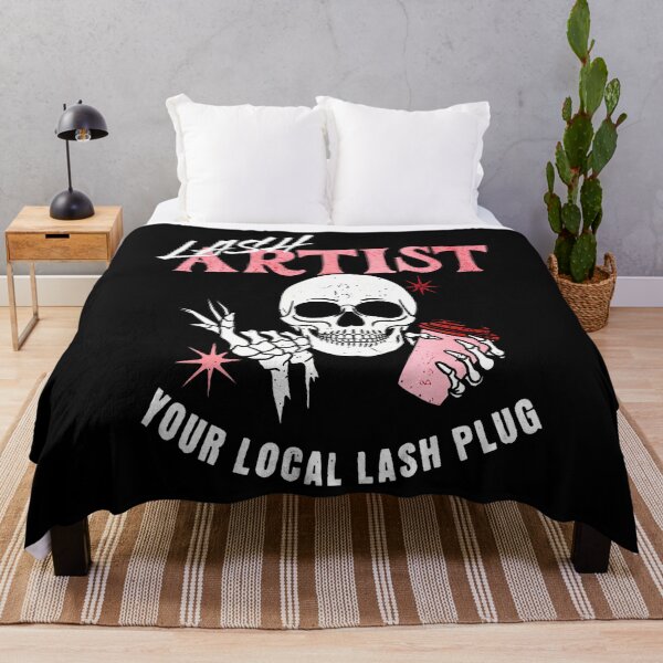 Item preview, Lash Artist Local Lash Plug Lash Tech Skeleton Eyelash Salon designed and sold by JeneMindy.