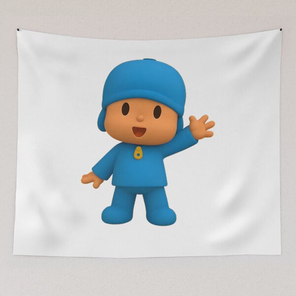 Item preview, Pocoyo waving designed and sold by Gold Phoenix Adro.
