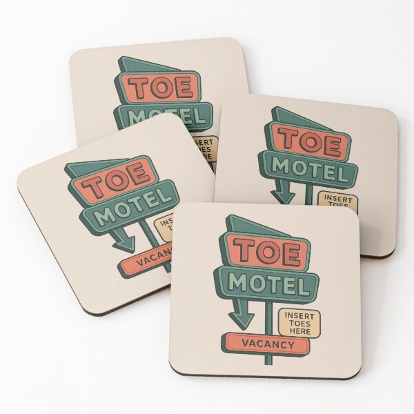 Item preview, Retro Toe Motel Sign - Insert Toes Here designed and sold by I AM BRO.
