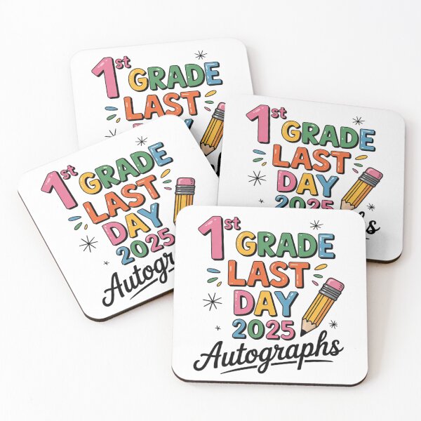 Item preview, 2025 Last Day of School Autograph 1st Grade Graduation 4  designed and sold by CombatTask.