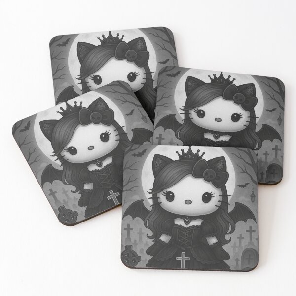 Item preview, Hello Creepy Kitten: Dark Gothic Elegance designed and sold by art-emissa.