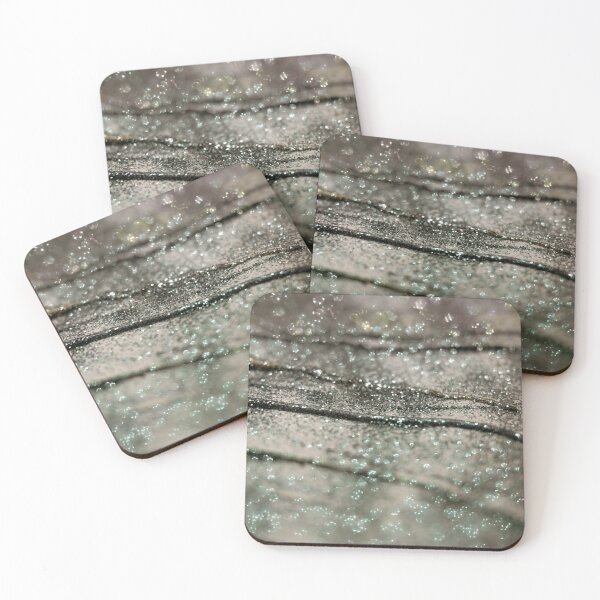Item preview, Green Beige Oceanic Glam 1 (Photo of Glitter Only - Not Reflective) designed and sold by Anita's & Bella's Art.