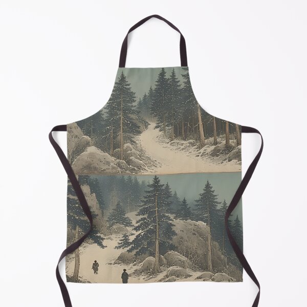 Item preview, Snow-covered forest path in three perspectives designed and sold by Mianku | Für das Leben.