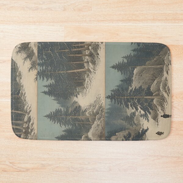Item preview, Snow-covered forest path in three perspectives designed and sold by Mianku | Für das Leben.