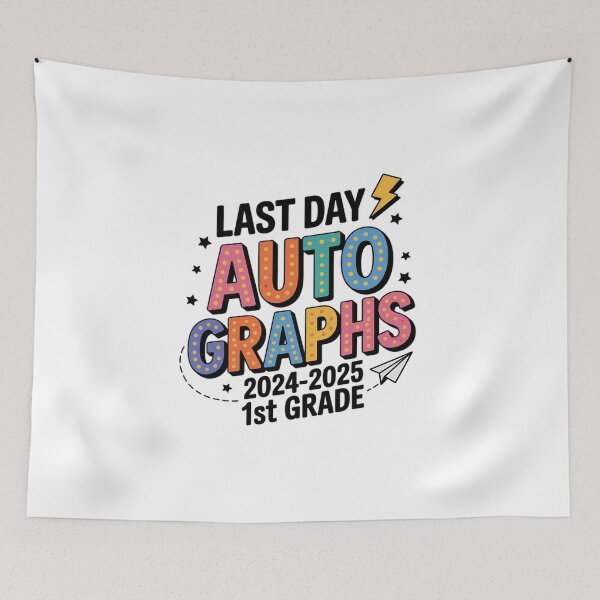 Item preview, 2025 Last Day of School Autograph 1st Grade Graduation  designed and sold by MathisBellanger.