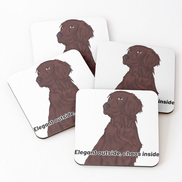 Item preview, Irish Setter – “Elegant Outside, Chaos Inside” – Funny Dog Cartoon Design designed and sold by Crack-in-Colors.