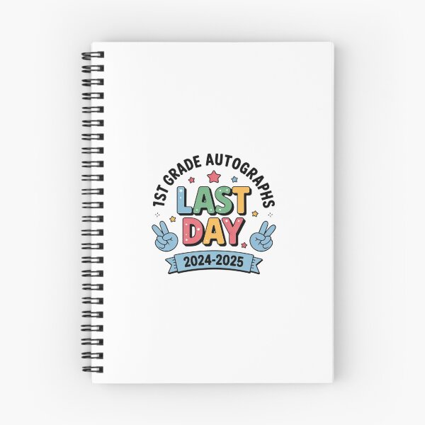 Item preview, 2025 Last Day of School Autograph 1st Grade Graduation Party  designed and sold by CombatTask.