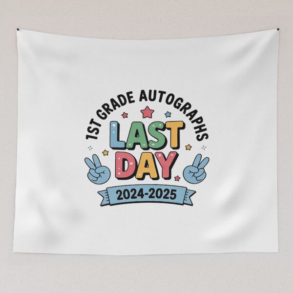 Item preview, 2025 Last Day of School Autograph 1st Grade Graduation Party  designed and sold by CombatTask.