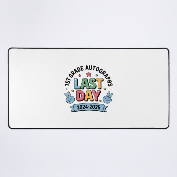 Item preview, 2025 Last Day of School Autograph 1st Grade Graduation Party  designed and sold by CombatTask.
