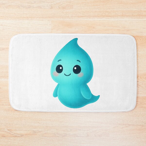 Item preview, Cute Blue Ghost – Kawaii Spirit Character Design designed and sold by VickeeOfficial.