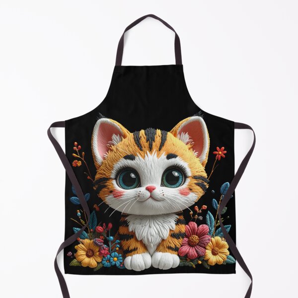 Item preview, Textured Plushie Cat and Floral Arrangement t-shirt designed and sold by Alicjareign.