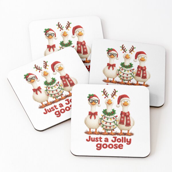 Item preview, Retro Just A Jolly Christmas Goose designed and sold by minlik.
