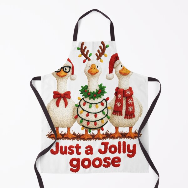 Item preview, Retro Just A Jolly Christmas Goose designed and sold by minlik.