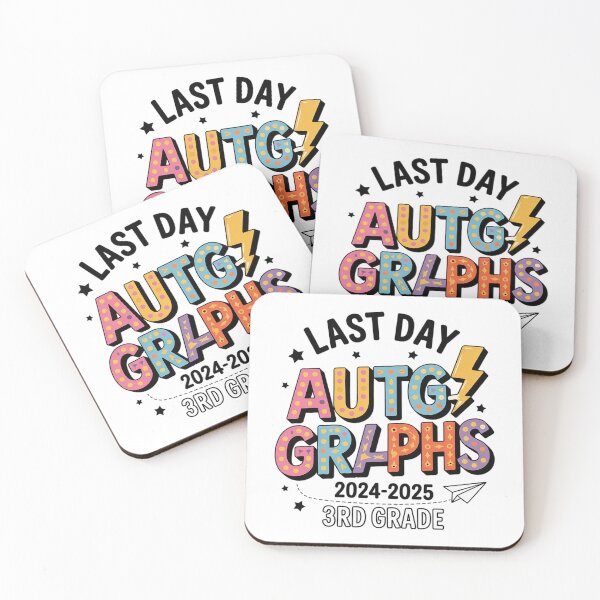 Item preview, 2025 Last Day of School Autograph 3rd Grade Graduation  designed and sold by CombatTask.