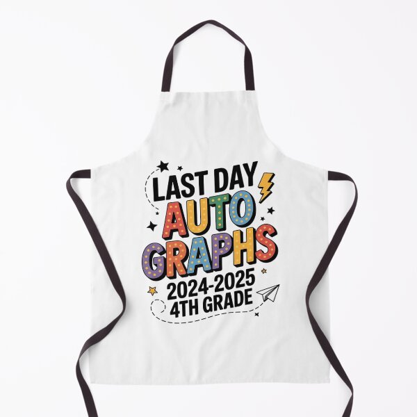 Item preview, 2025 Last Day of School Autograph 4th Grade Graduation designed and sold by MathisBellanger.