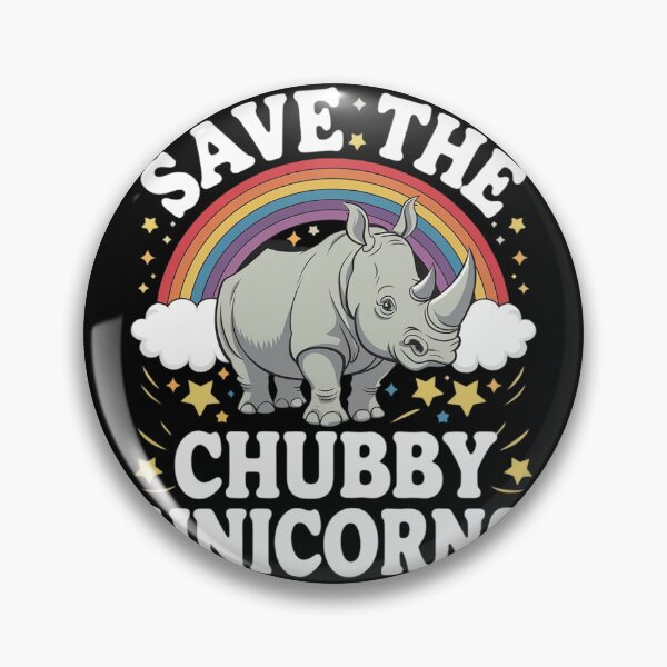 Item preview, Save The Chubby Unicorns Rhinos Quotes Humor Sayings designed and sold by VerseFarm.