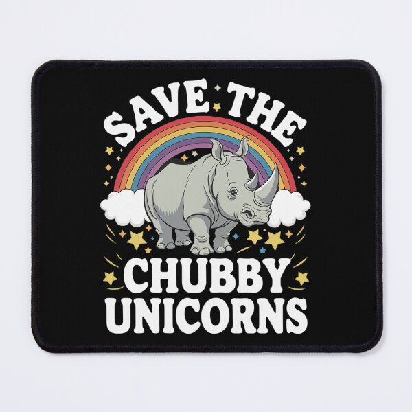 Item preview, Save The Chubby Unicorns Rhinos Quotes Humor Sayings designed and sold by VerseFarm.