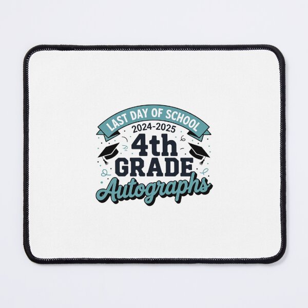 Item preview, 2025 Last Day of School Autograph 4th Grade Graduation Party  designed and sold by CombatTask.
