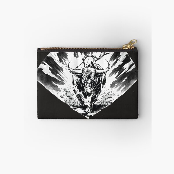 Item preview, Raging Bull Charge — Control Wild Geometric Rebellion Print designed and sold by SavannaStrikes.