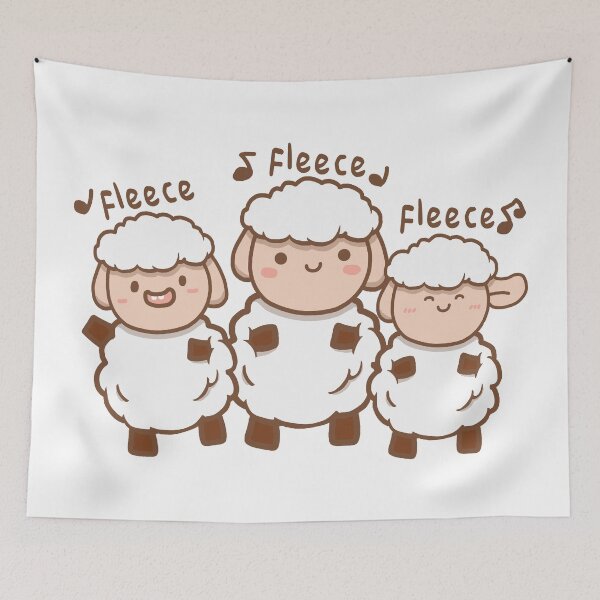 Item preview, Fleece Fleece Fleece – Cute Sheep Pun designed and sold by PeanutCandy.