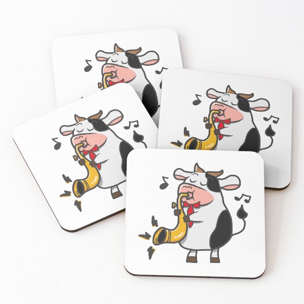 Item preview, Moosician – Musical Cow Pun Illustration designed and sold by PeanutCandy.