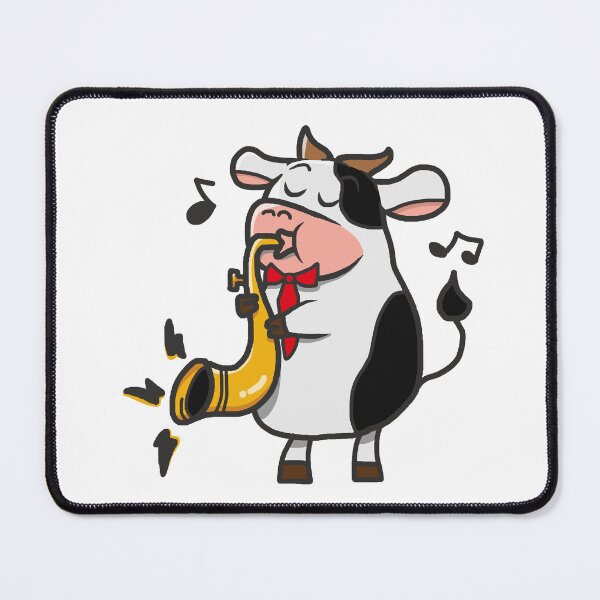 Item preview, Moosician – Musical Cow Pun Illustration designed and sold by PeanutCandy.