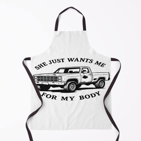 Item preview, She Just Wants Me For My Body Rusty Square Body Truck designed and sold by POD DYNASTY.