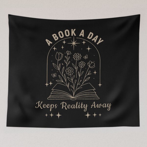 Item preview, A Book A Day Keeps Reality Away Design designed and sold by CaraJennie.