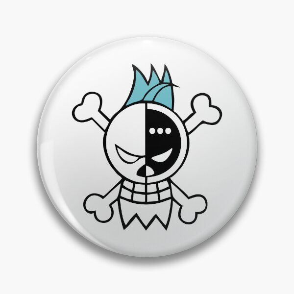 Item preview, cyborg franky water seven pirates jolly roger flag designed and sold by jeriney.