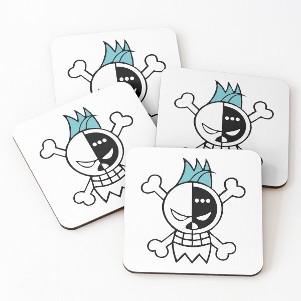 Item preview, cyborg franky water seven pirates jolly roger flag designed and sold by jeriney.