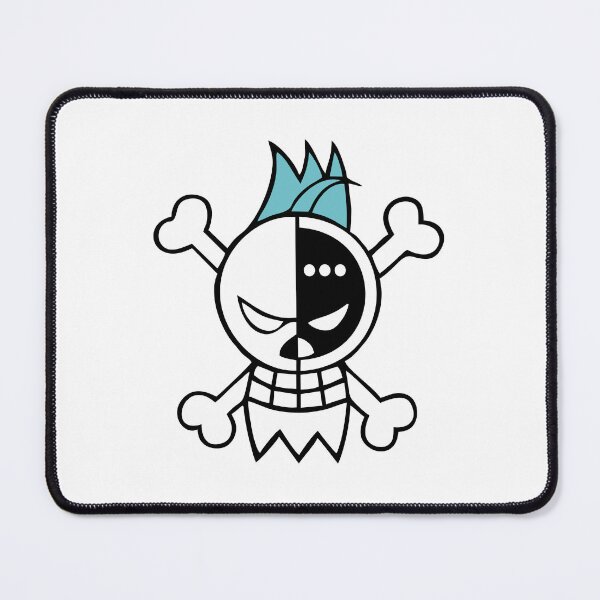 Item preview, cyborg franky water seven pirates jolly roger flag designed and sold by jeriney.