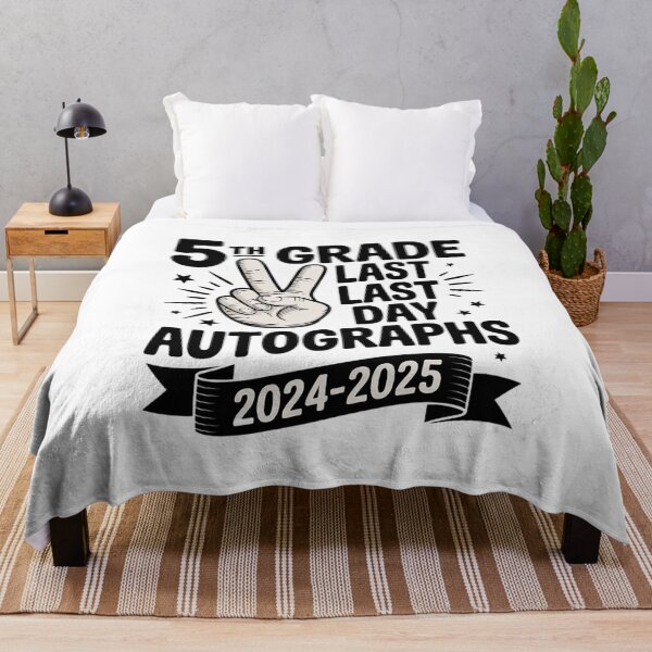 Item preview, 2025 Last Day of School Autograph 5th Grade Graduation Party 1 designed and sold by CombatTask.