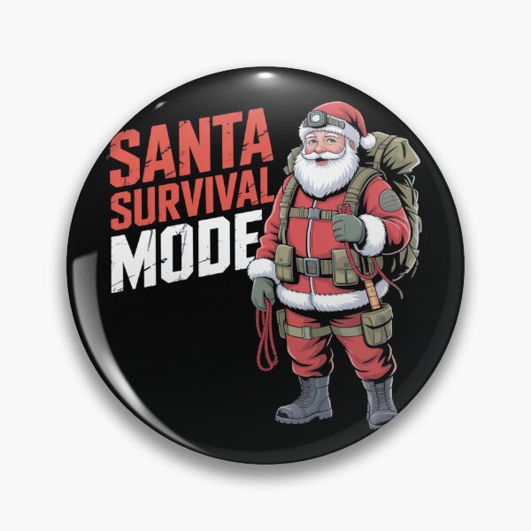 Item preview, Santa survival mode designed and sold by DreamOnShirts.