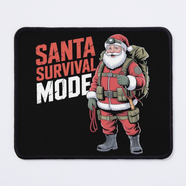 Item preview, Santa survival mode designed and sold by DreamOnShirts.