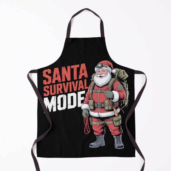 Item preview, Santa survival mode designed and sold by DreamOnShirts.