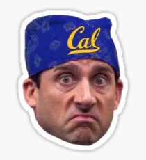 University of California Berkeley Cal Prison Mike The Office Bandana Sticker