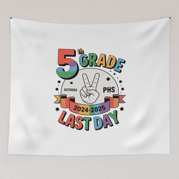 Item preview, 2025 Last Day of School Autograph 5th Grade Graduation Party 2  designed and sold by MathisBellanger.