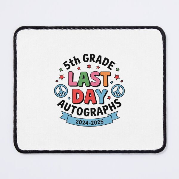 Item preview, 2025 Last Day of School Autograph 5th Grade Graduation Party 11 designed and sold by CombatTask.