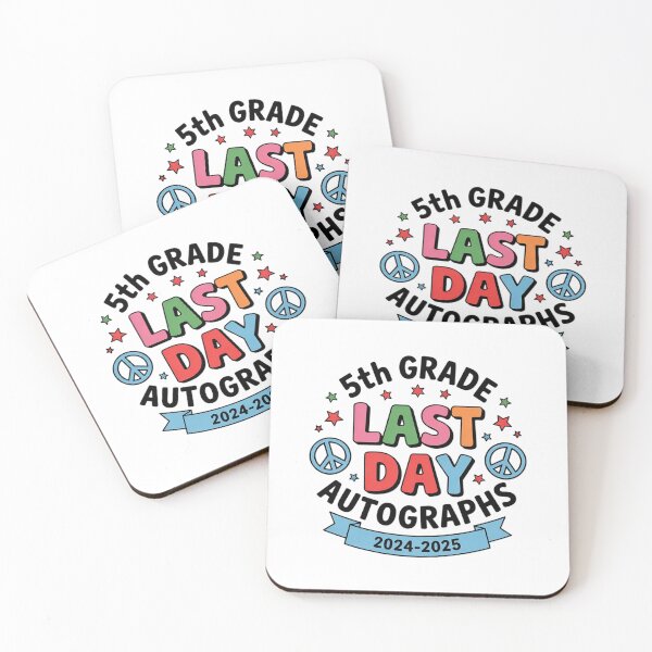 Item preview, 2025 Last Day of School Autograph 5th Grade Graduation Party 11  designed and sold by CombatTask.