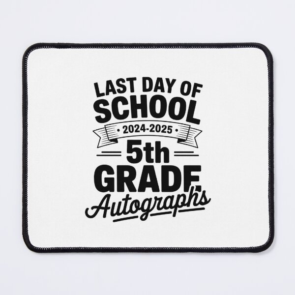 Item preview, 2025 Last Day of School Autograph 5th Grade Graduation Party designed and sold by MathisBellanger.