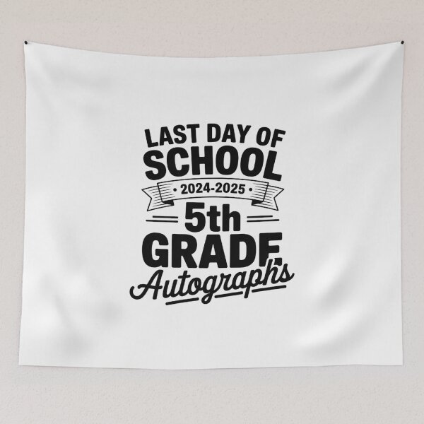 Item preview, 2025 Last Day of School Autograph 5th Grade Graduation Party  designed and sold by MathisBellanger.