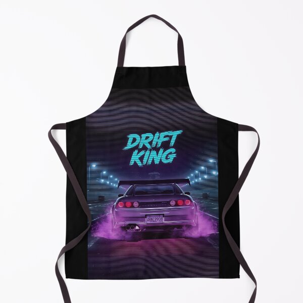 Item preview, 90s JDM Drift King - Neon Vaporwave Car Art designed and sold by ThePromptStudio.