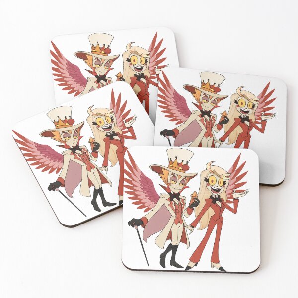 Item preview, Hazbin Hotel Inspired Duo – Angelic Demon Characters T-Shirt Design designed and sold by OSAMA MO.