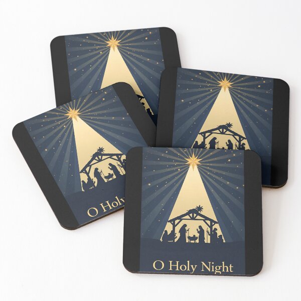 Item preview, Peaceful Manger Night Illustration designed and sold by ChicTrendz.