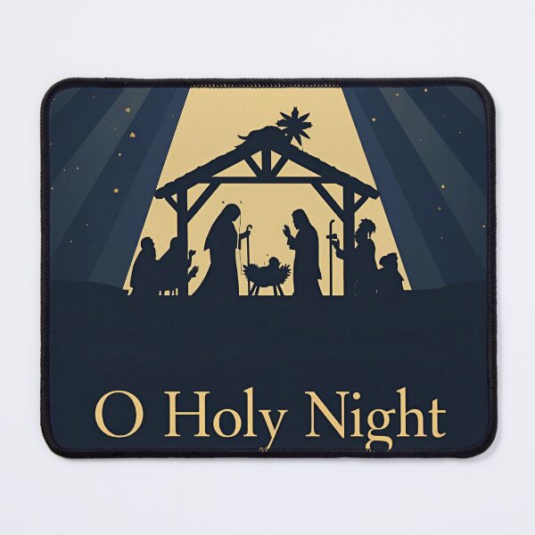 Item preview, Peaceful Manger Night Illustration designed and sold by ChicTrendz.