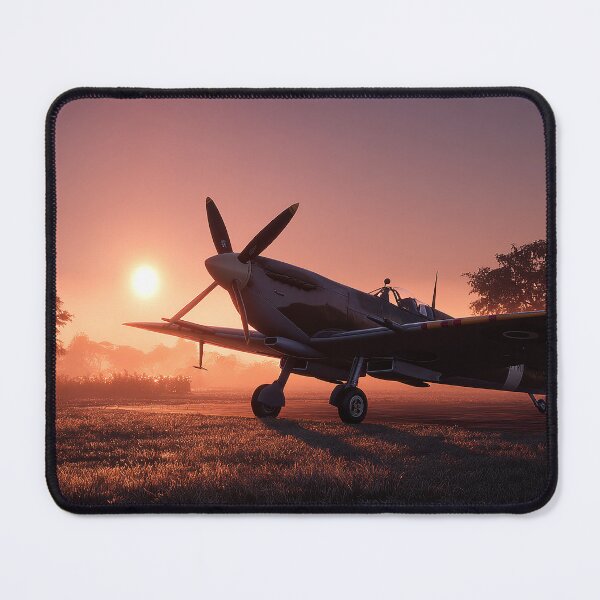 Item preview, Southern England Airfield During Daybreak in Southern England designed and sold by Skyframe Aviation.