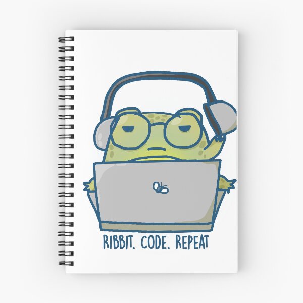 Item preview, Frogrammer – Ribbit. Code. Repeat. designed and sold by PeanutCandy.